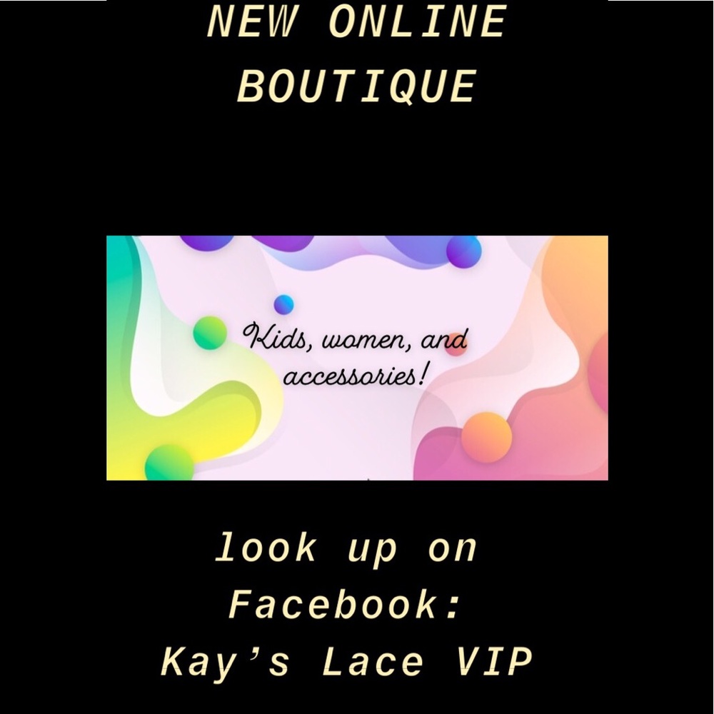 NEW ONLINE FACEBOOK: go follow Kay’s Lace VIP